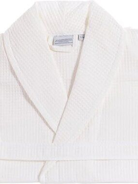 Brand New Linum Home Textiles Unisex Waffle Weave Bathrobe, L/XL.